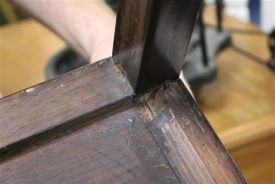 A Chinese hardwood side table, H.80cm